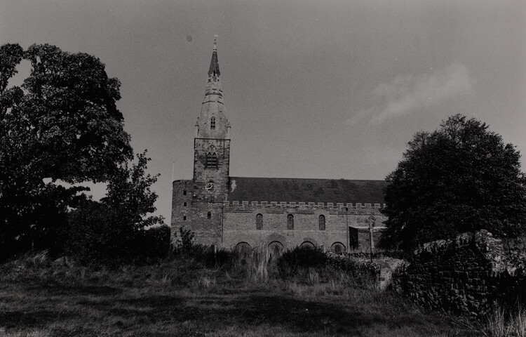 A photo of a church